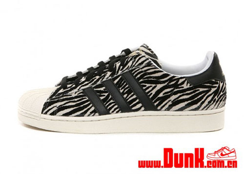 adidas superstar zebra print